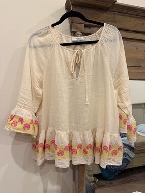 Devotion Twins Peasant Blouse Tunic